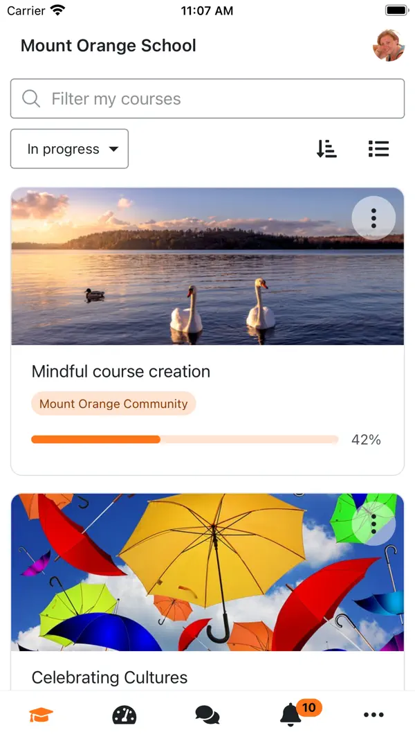 Moodle-screenshot