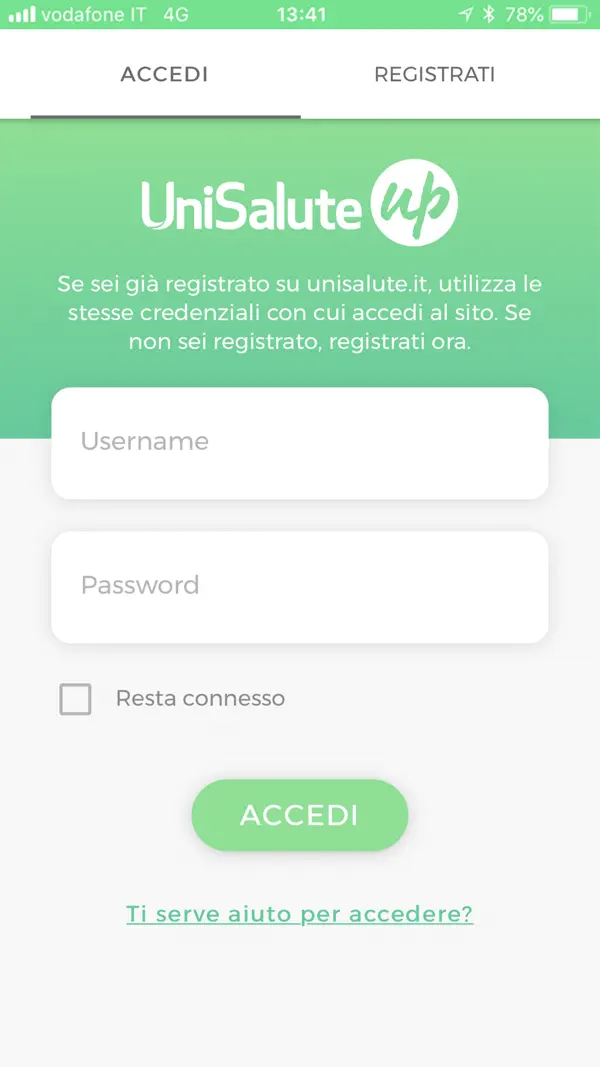 UniSalute Up-screenshot