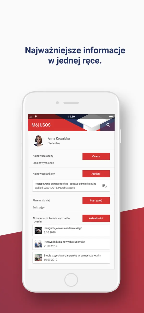 Mobilny USOS 2.0-screenshot