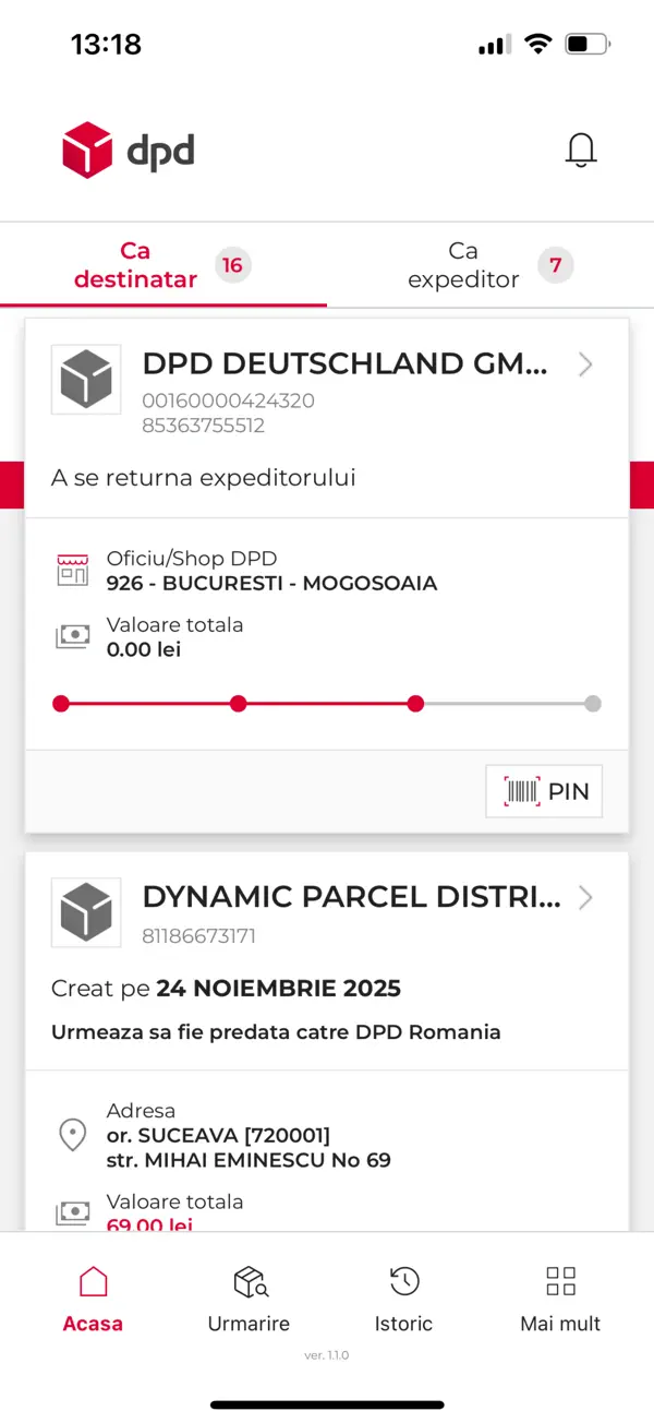 DPD-screenshot